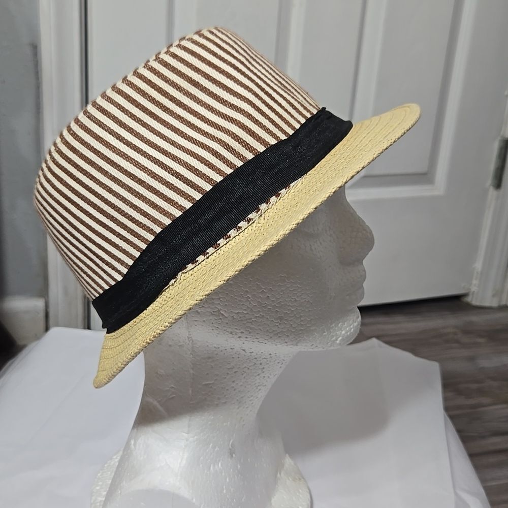 Striped fedora hat - Picture 12 of 13